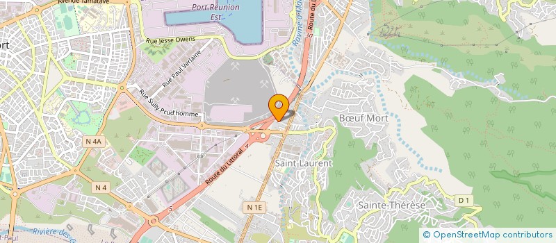 localisation de l'entreprise ALIZES BTP à LE PORT