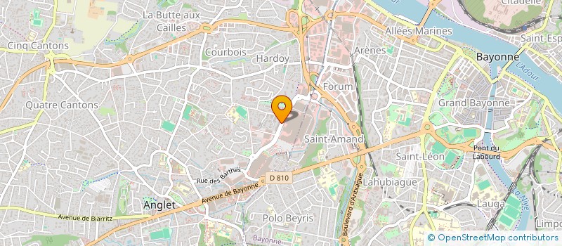 localisation de l'entreprise ALIZES CABINET DE GROUPE  ANGLET