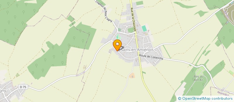 localisation de l'entreprise ALIZES GESTION  SAINS-EN-AMIENOIS