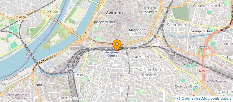 localisation de l'entreprise ALIZES LOCATION SARL à AVIGNON