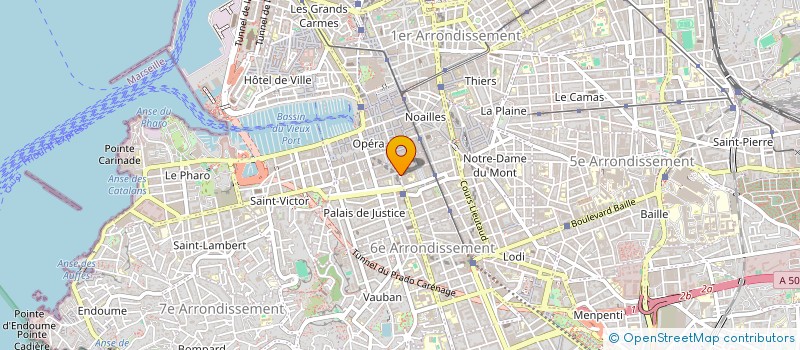 localisation de l'entreprise ALIZES PRODUCTIONS  MARSEILLE