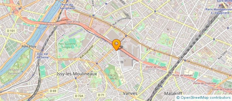 localisation de l'entreprise ALIZES PROMOTION à ISSY-LES-MOULINEAUX