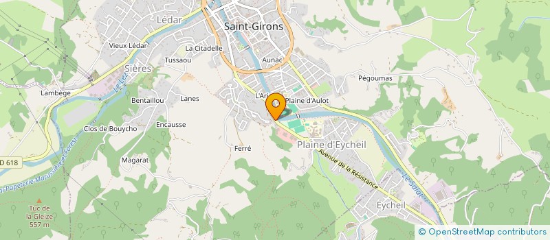 localisation de l'entreprise ALIZOMIFLO à SAINT-GIRONS