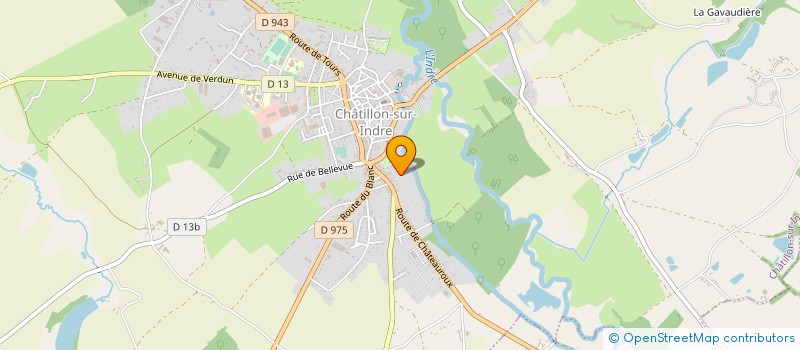 localisation de l'entreprise ALIZON PRIMEURS à CHATILLON-SUR-INDRE