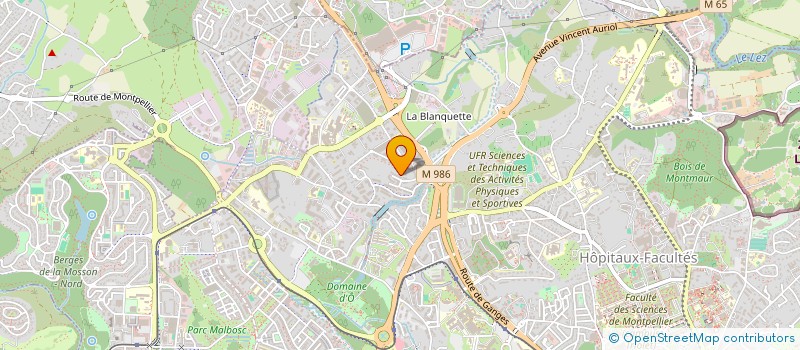 localisation de l'entreprise ALJ à MONTPELLIER
