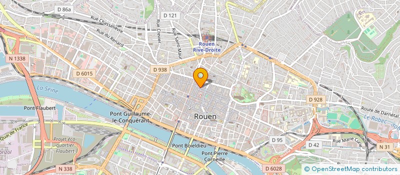 localisation de l'entreprise ALJ  ROUEN