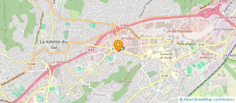 localisation de l'entreprise ALJ AMENAGEMENT INTERIEUR à LA VALETTE-DU-VAR