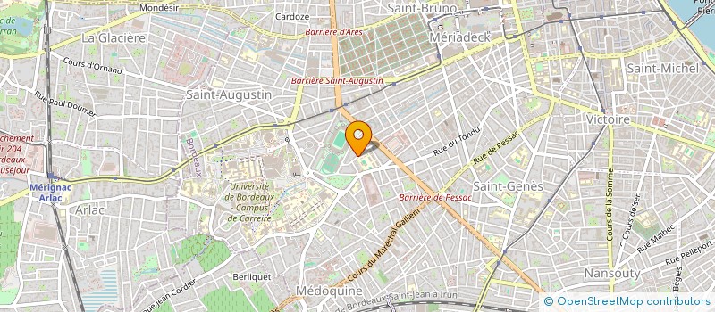 localisation de l'entreprise ALJ BERNARD  BORDEAUX