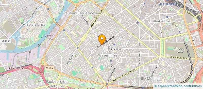 localisation de l'entreprise ALJ FOOD à LILLE