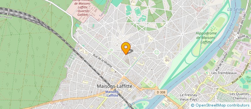 localisation de l'entreprise ALJ GESTION  MAISONS-LAFFITTE