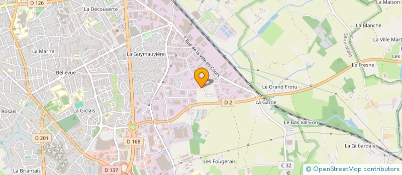 localisation de l'entreprise ALJ NETTOYAGE  SAINT-MALO