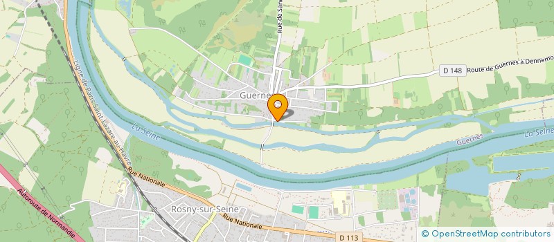 localisation de l'entreprise ALJACK  GUERNES