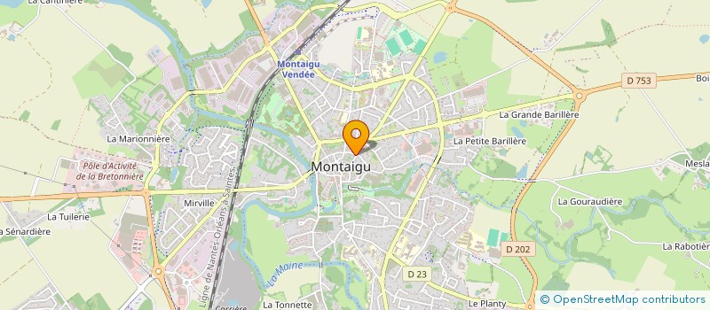 localisation de l'entreprise ALJANABRI à MONTAIGU-VENDEE