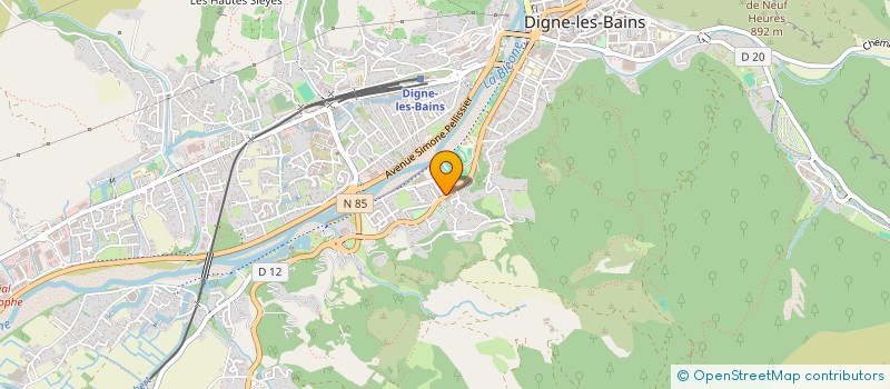 localisation de l'entreprise ALJC à DIGNE-LES-BAINS