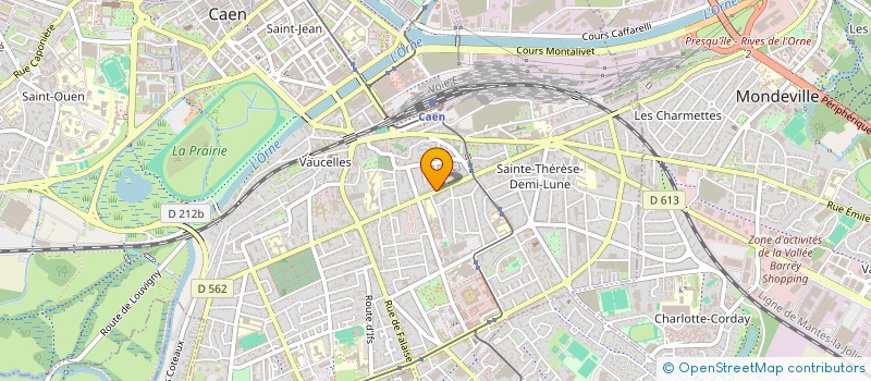 localisation de l'entreprise ALJEA à CAEN
