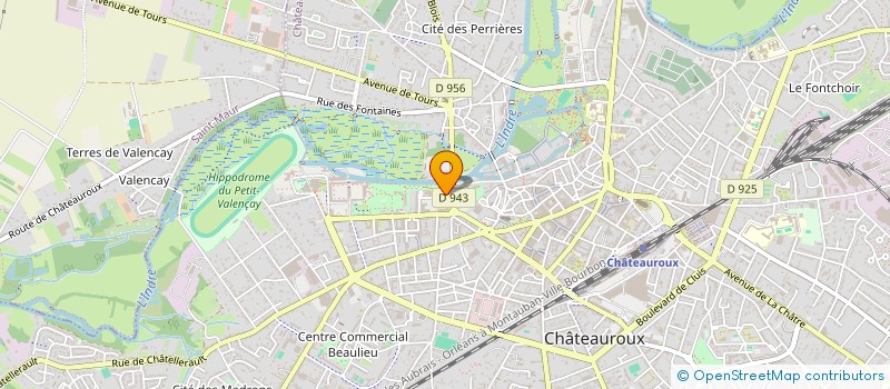 localisation de l'entreprise ALJEBA à CHATEAUROUX