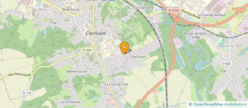 localisation de l'entreprise ALJED ESN  BREUIL-LE-VERT