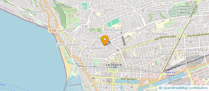 localisation de l'entreprise ALJEDORA à LE HAVRE