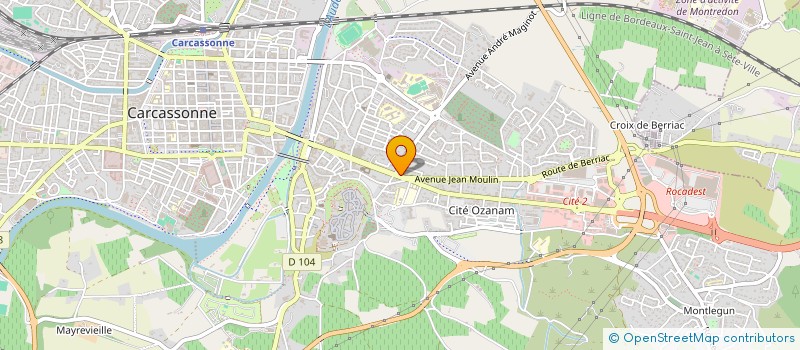localisation de l'entreprise ALJO à CARCASSONNE