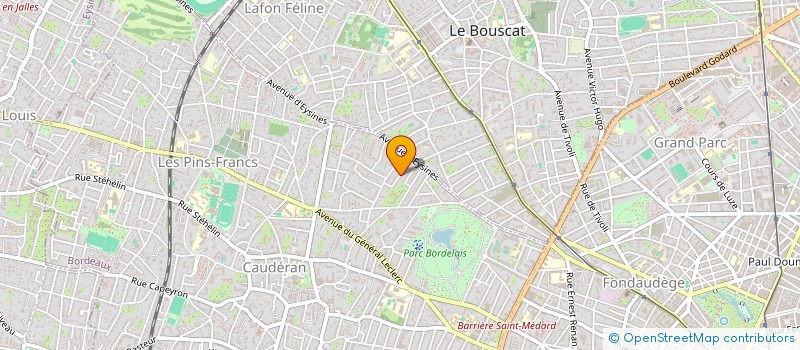 localisation de l'entreprise ALJORA  BORDEAUX