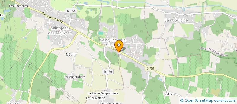 localisation de l'entreprise ALJPR  LES GARENNES SUR LOIRE