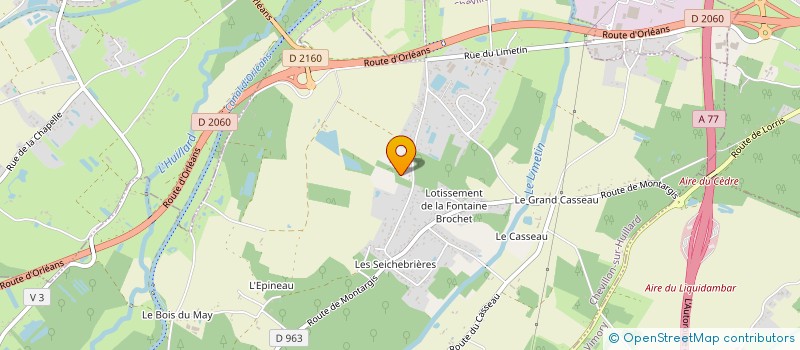 localisation de l'entreprise ALJUDIS à CHEVILLON-SUR-HUILLARD
