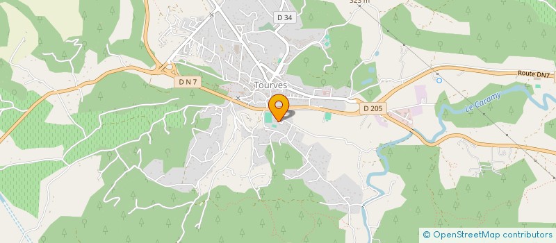localisation de l'entreprise ALJUMA à TOURVES