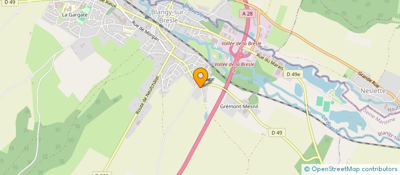 localisation de l'entreprise ALJUMA à BLANGY-SUR-BRESLE