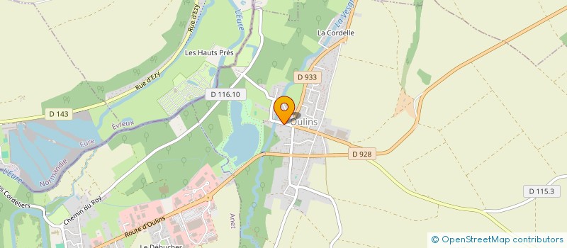 localisation de l'entreprise ALJUROGA à ANET