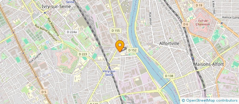 localisation de l'entreprise ALJUVA-FAB  VITRY-SUR-SEINE