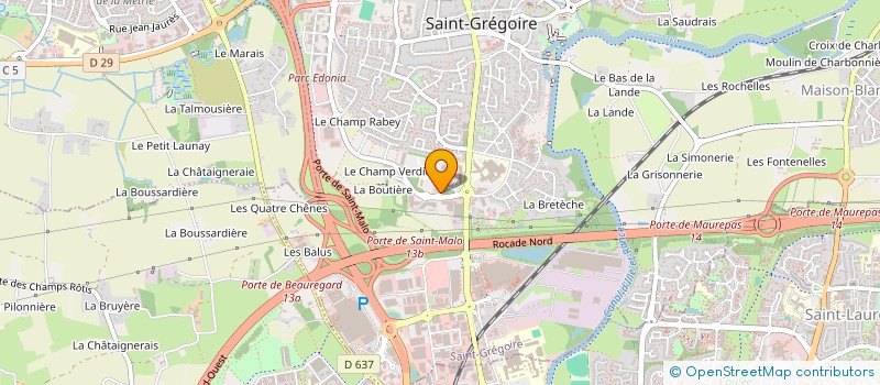 localisation de l'entreprise ALJYS  SAINT-GREGOIRE