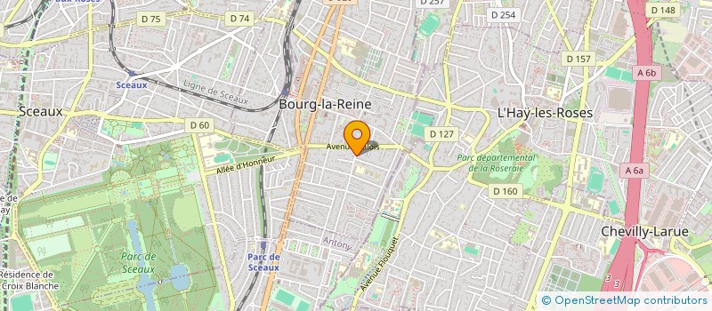 localisation de l'entreprise ALJYVA CONSEIL à BOURG-LA-REINE