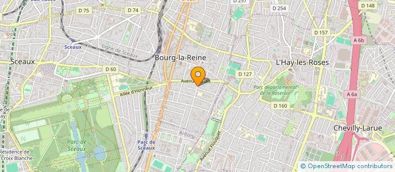 localisation de l'entreprise ALJYVA GROUPE à BOURG-LA-REINE