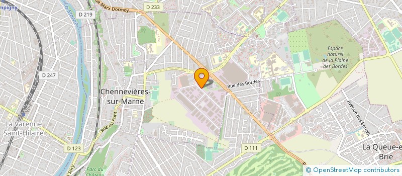 localisation de l'entreprise ALK à CHENNEVIERES-SUR-MARNE