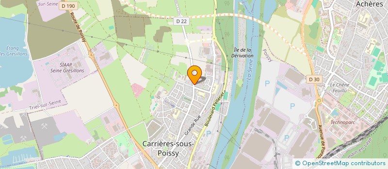 localisation de l'entreprise ALK à CARRIERES-SOUS-POISSY