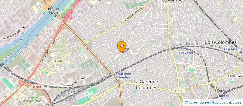 localisation de l'entreprise ALK BEAUTY  COLOMBES