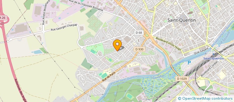 localisation de l'entreprise ALK BODY SAINT-QUENTIN à SAINT-QUENTIN