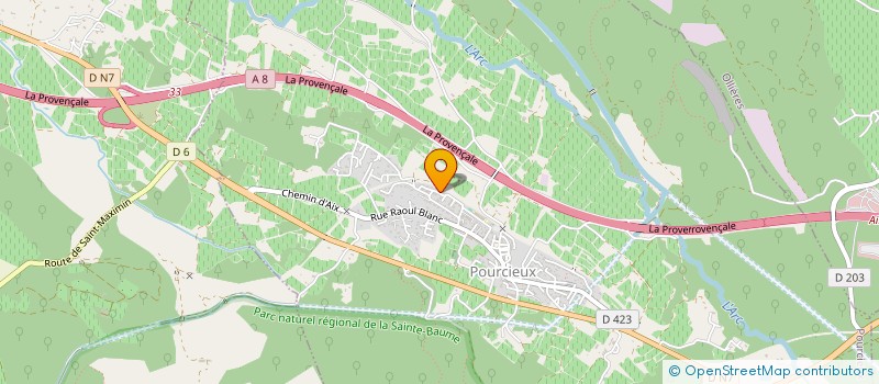 localisation de l'entreprise ALK CONSEILS  POURCIEUX