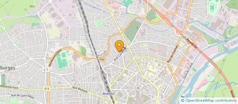 localisation de l'entreprise ALK IMMOBILIER  ROANNE