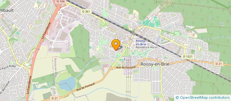 localisation de l'entreprise ALK TRANSPORT  ROISSY-EN-BRIE