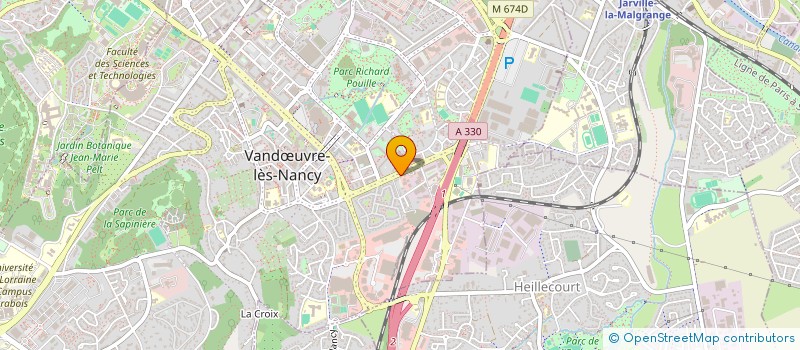 localisation de l'entreprise ALKA  VANDUVRE-LES-NANCY