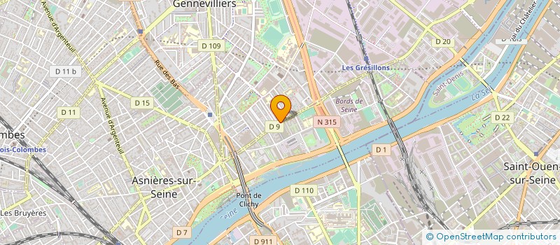 localisation de l'entreprise ALKA à GENNEVILLIERS