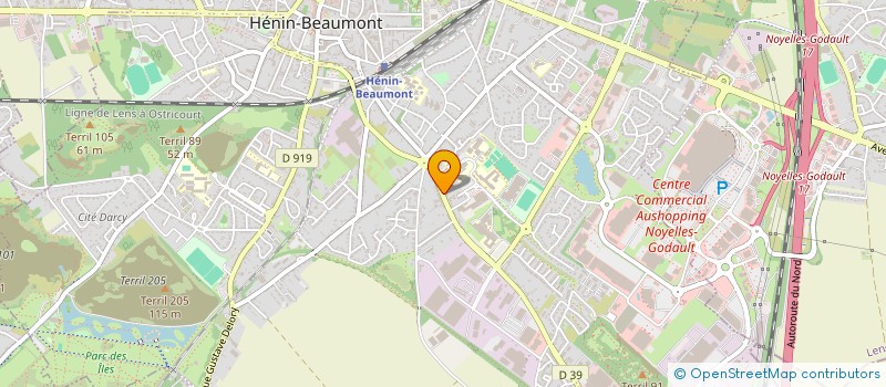 localisation de l'entreprise ALKA DUBOIS à HENIN-BEAUMONT