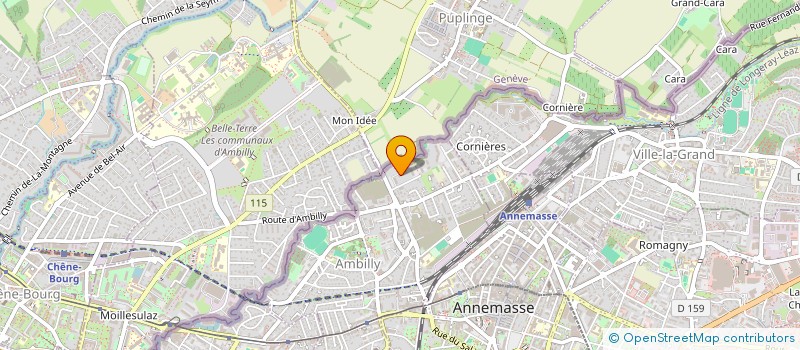 localisation de l'entreprise ALKA FOOD  AMBILLY