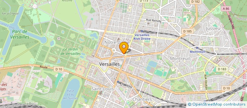 localisation de l'entreprise ALKA STUDIO à VERSAILLES