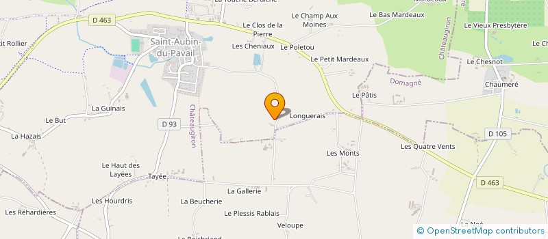 localisation de l'entreprise ALKA VERN  CHATEAUGIRON