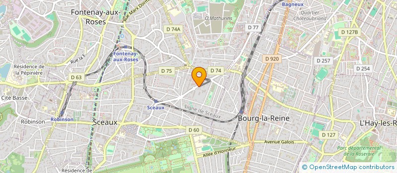 localisation de l'entreprise ALKALINE à SCEAUX