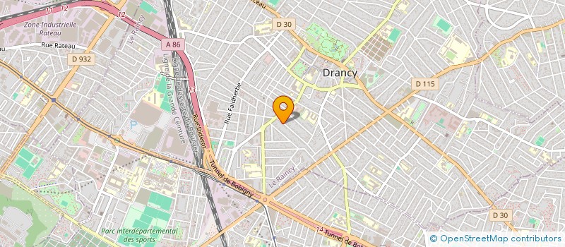 localisation de l'entreprise ALKAN à DRANCY