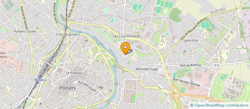 localisation de l'entreprise ALKAN CERAMIQUE  POITIERS