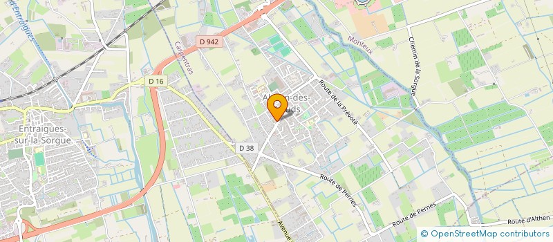 localisation de l'entreprise ALKAN SYNERGIE  ALTHEN-DES-PALUDS